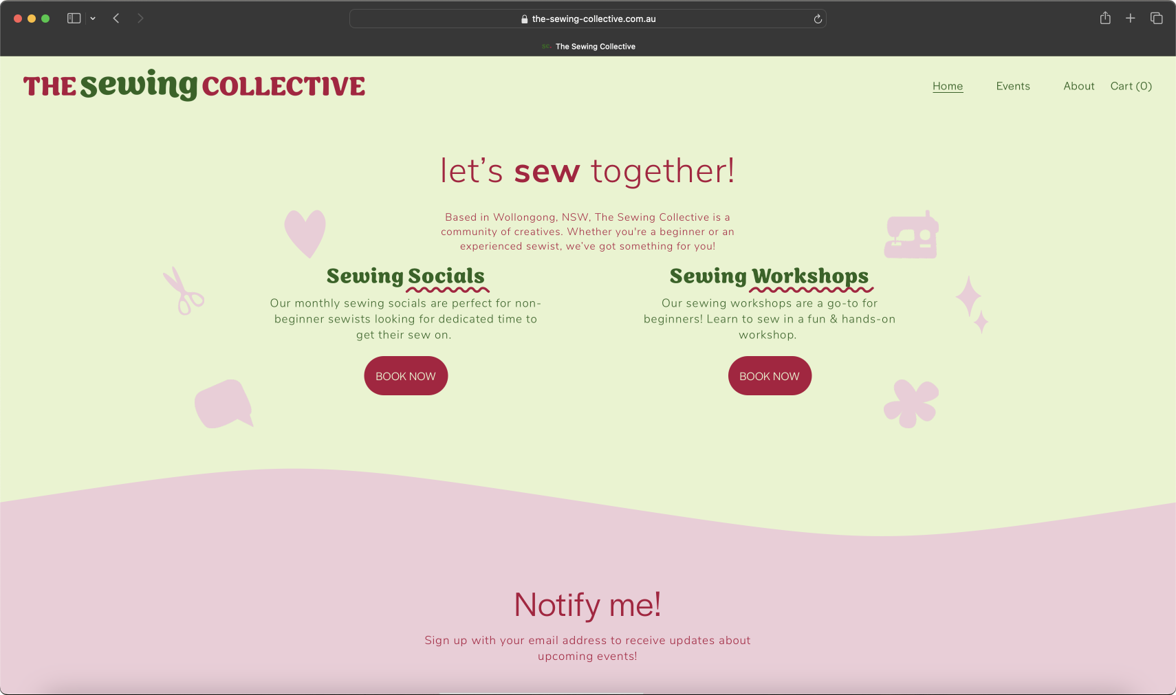 The Sewing Collective Website